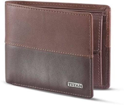 Picture of Titan Men Formal Brown Genuine Leather Wallet TW170LM1BR